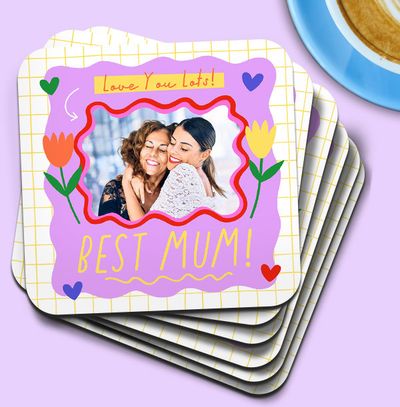 Best Mum Photo Coaster