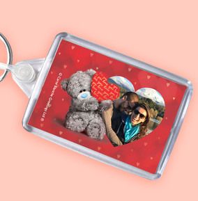 Me To You Heart Photo Keyring