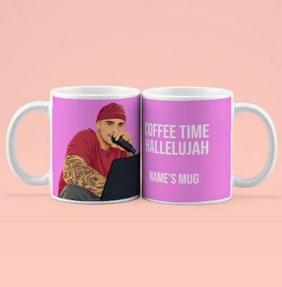 Justin Bieber Spoof Hallelujah Personalised Mug