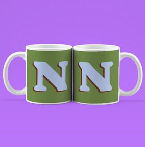 Personalised Name Initial Mug