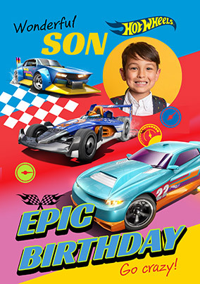 Hot Wheels Birthday Cards for Kids | Funky Pigeon