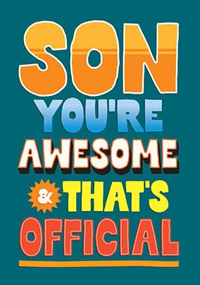 Son Cards | Funky Pigeon