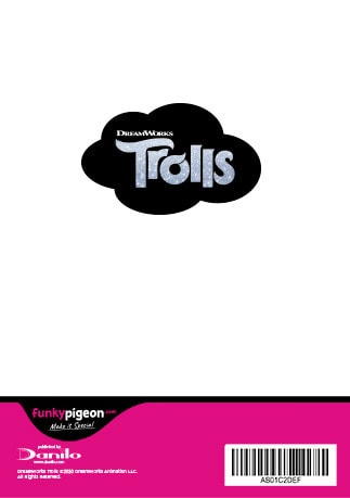 Trolls - Special Daughter Christmas Card | Funky Pigeon