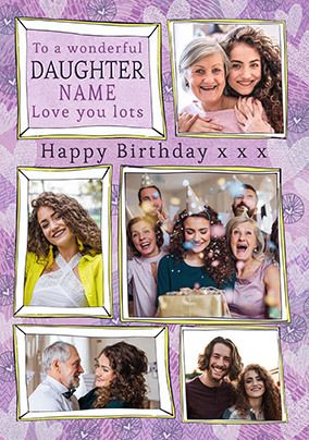 Personalised Birthday Card Gym Girls Daughter Niece Granddaughter