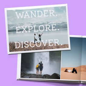 A4 Hard Cover Landscape Photo Book