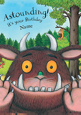 The Gruffalo Geburtstagskarte Für Kinder - Offiziell Lizenziert, Mit Passendem Umschlag