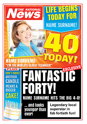 40th Birthday Card - 'You Know What Rhymes With Forty' Lustige Tequila Karte