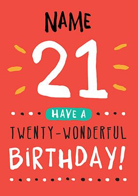 FALOGI Godson 21st Birthday Cards, Happy 21 Year Old Birthday