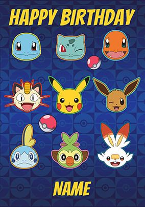Children's Pokmon Birthday Cards | Funky Pigeon