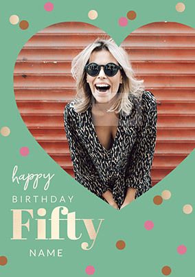 My Niece 50th Happy Birthday Card - Lots Of Love To The Best Niece In